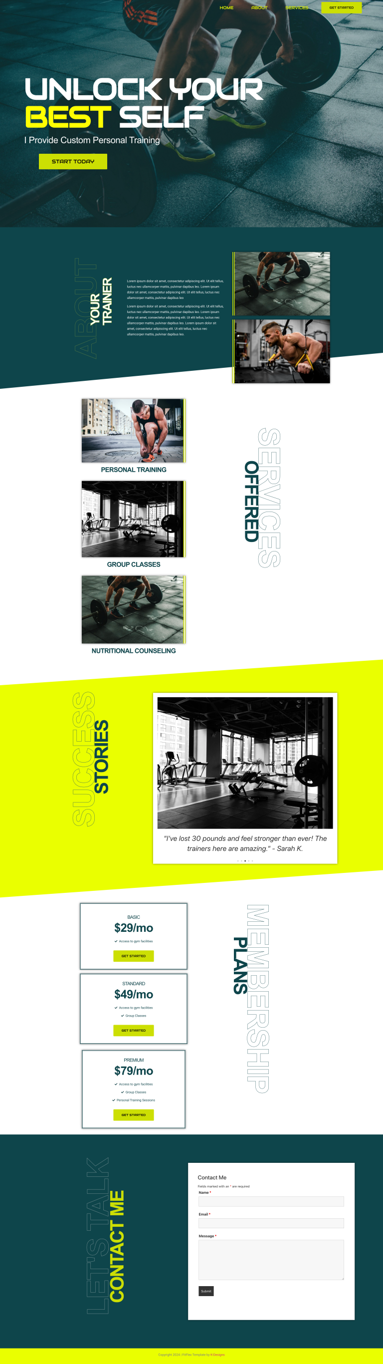FitFlex Template - K-Designs